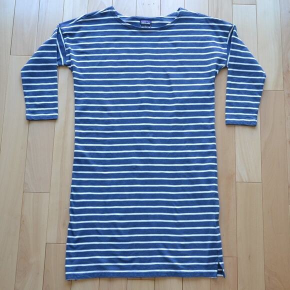 Patagonia Dresses & Skirts - Patagonia Striped Long Sleeve Dress Size S